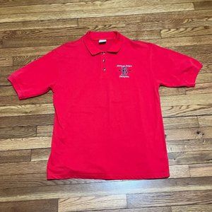 Boston Red Sox 2004 American League Champions Red Polo Shirt Men’s Large MLB